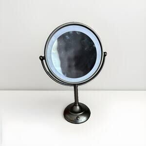 VESAUR Large 16" Tall Lighted Makeup Mirror, Double Sided 1X 5X Magni